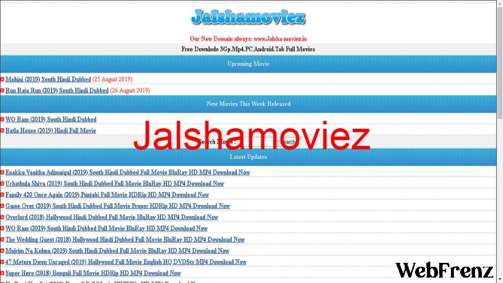 Jalshamoviez- Watch The Latest Bollywood & Hollywood Movies Online For Free